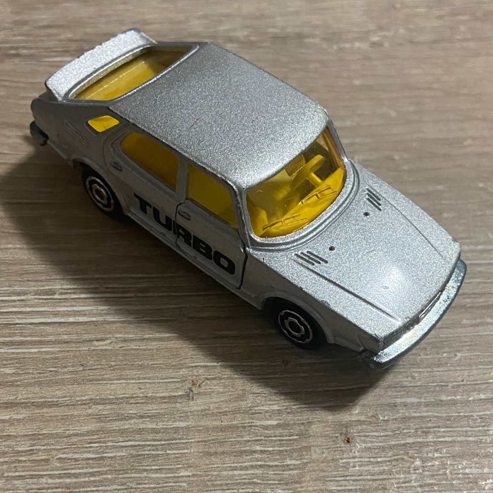 Vintage Majorette 1/62 Scale Saab Turbo #284 Diecast Car Made In France Silver
